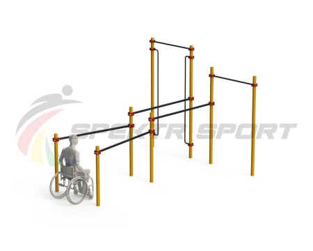 Купить Спортивный комплекс для инвалидов-колясочников WRK-D19_76mm в Беломорске 