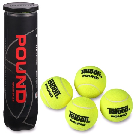 Купить Мяч для большого тенниса Teloon 828Т Р4  (4 шт) в Беломорске 