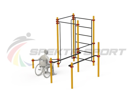 Купить Спортивный комплекс для инвалидов-колясочников WRK-D18_76mm в Беломорске 